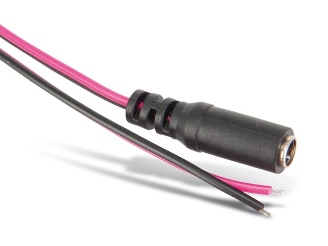 world-trading-net 2er Pack DC-Buchse 55x21mm mit 30cm Kabel