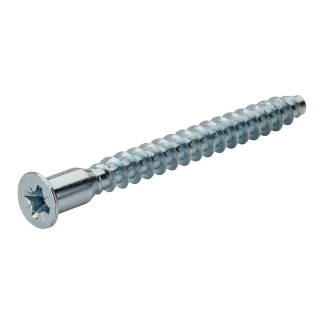 SOTECH 100 Stück Confirmat Schrauben Kreuzschlitz PZ2 5 x 50 mm Senkkopf