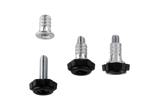 SOTECH 10er Set Verstellfüße M6 x 27,9 mm mit Einschlagmuttern