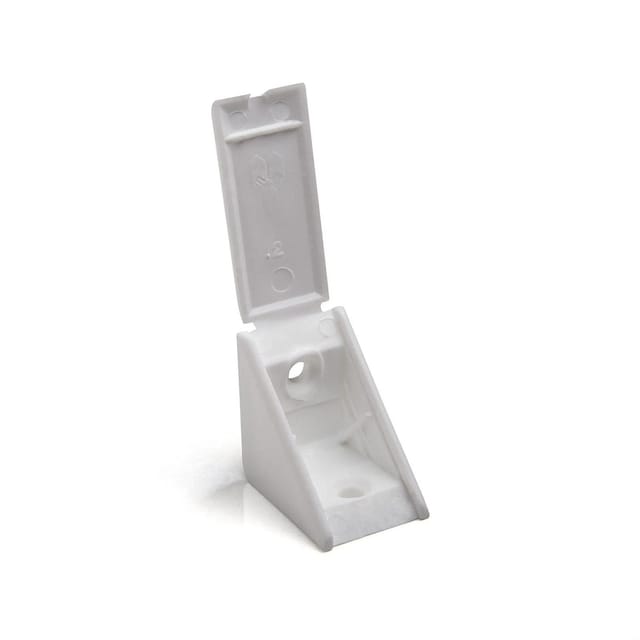 SOTECH 100 Stück Korpusverbinder 27 x 27 x 20 mm mit Klappdeckel Weiß