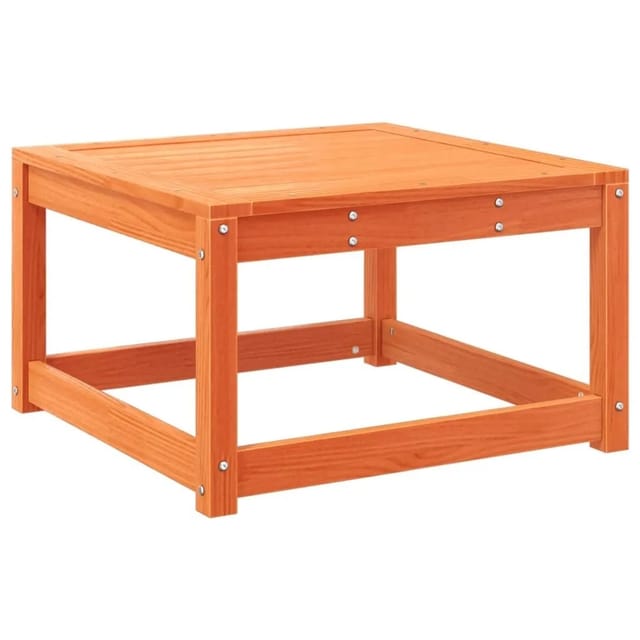 vidaXL Gartenhocker Wachsbraun Massivholz Kiefer 844681