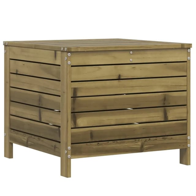 vidaXL Gartenhocker 62x63,5x53,5 cm Kiefernholz Imprägniert 844907