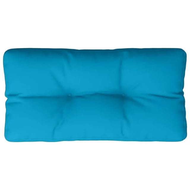 vidaXL Palettenkissen Hellblau 80x40x12 cm Stoff 360605