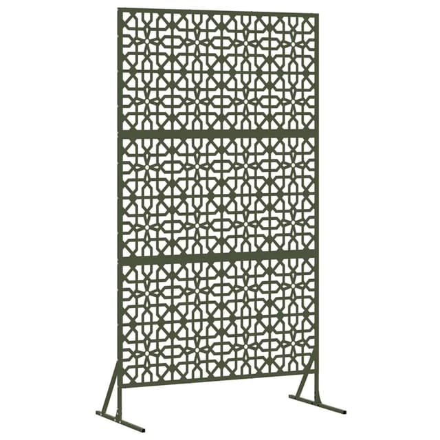 vidaXL Sichtschutz Oliv 100 x 50 x 180 cm Stahl 868573