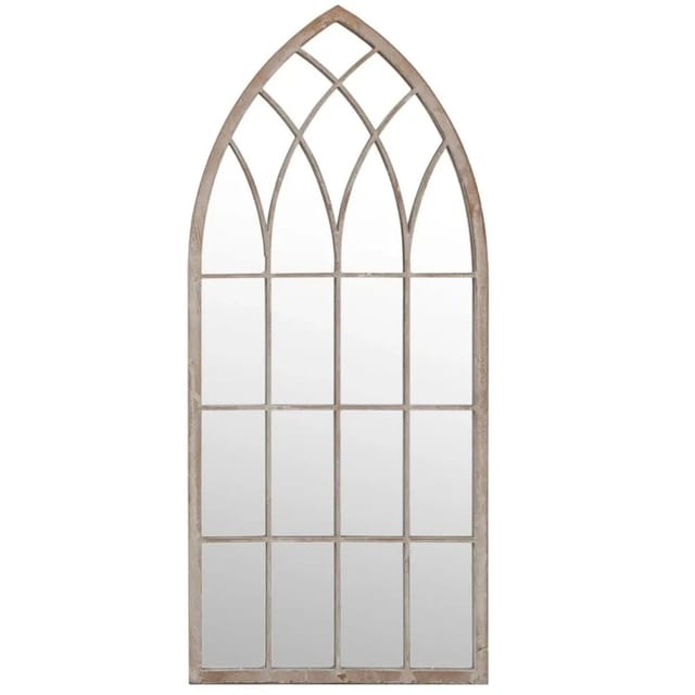 vidaXL Spiegel Sandfarben 70x30 cm Eisen für den Innenbereich 3093513