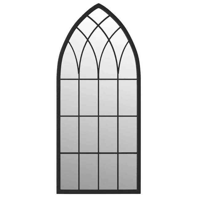 vidaXL Spiegel Schwarz 70x30 cm Eisen für den Innenbereich 3093514