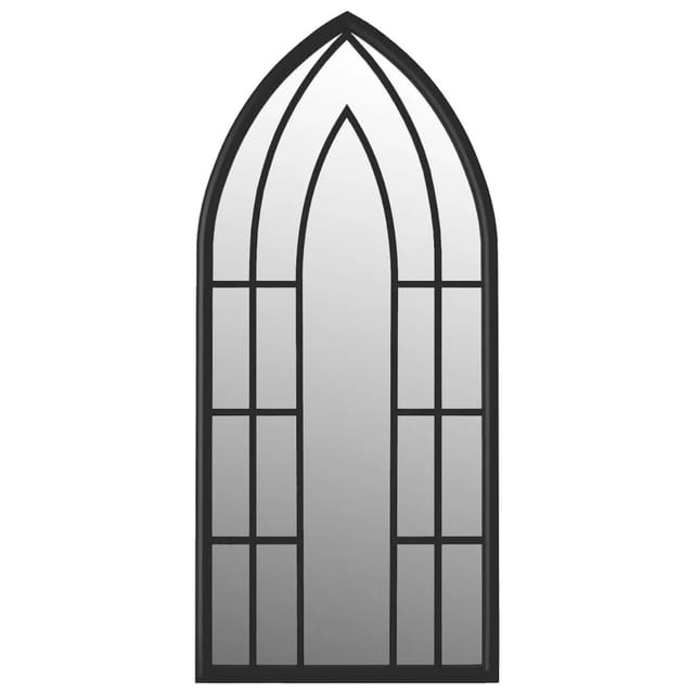 vidaXL Spiegel Schwarz 70x30 cm Eisen für den Innenbereich 3093526