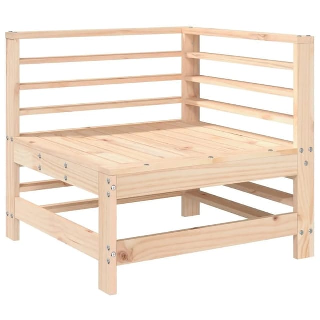 vidaXL Garten-Ecksofa Massivholz Kiefer 825604