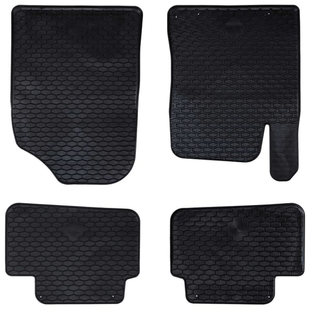 vidaXL Autofußmatte 4-Tlg Schwarz Geeignet für Hyundai i30 2017 Gummi 42029072
