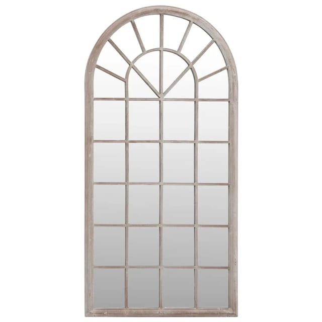 vidaXL Spiegel Sandfarben 90x45 cm Eisen für den Innenbereich 3093517