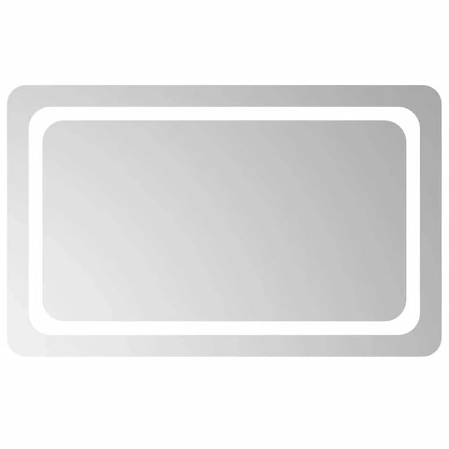 vidaXL LED-Badspiegel 80x50 cm 151786