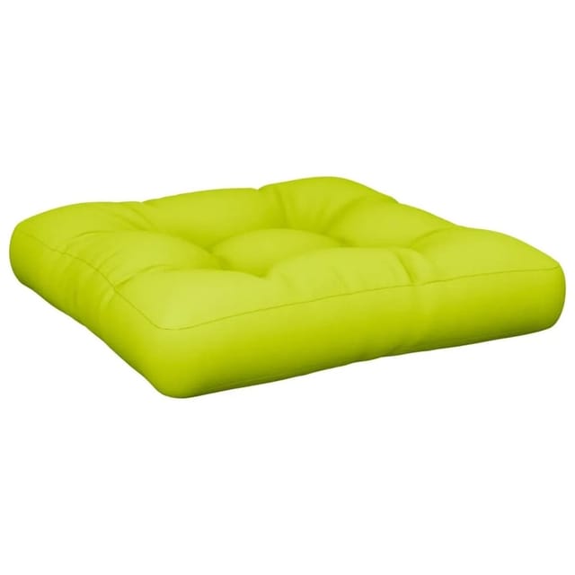 vidaXL Palettenkissen Knallgrün 60x60x12 cm Stoff 360458