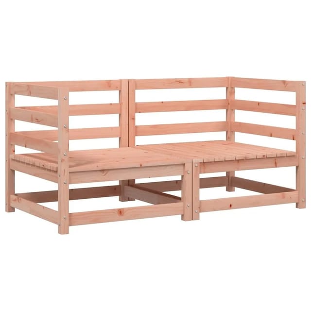 vidaXL Garten-Ecksofas 2 Stk 70x70x67 cm Massivholz Douglasie 837912