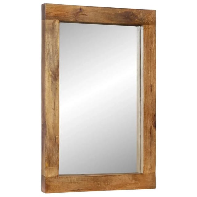 vidaXL Spiegel 70x50 cm Massivholz Mango und Glas 351985