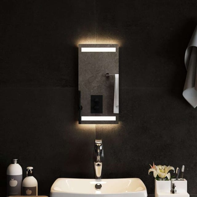 vidaXL LED-Badspiegel 20x40 cm 3154058