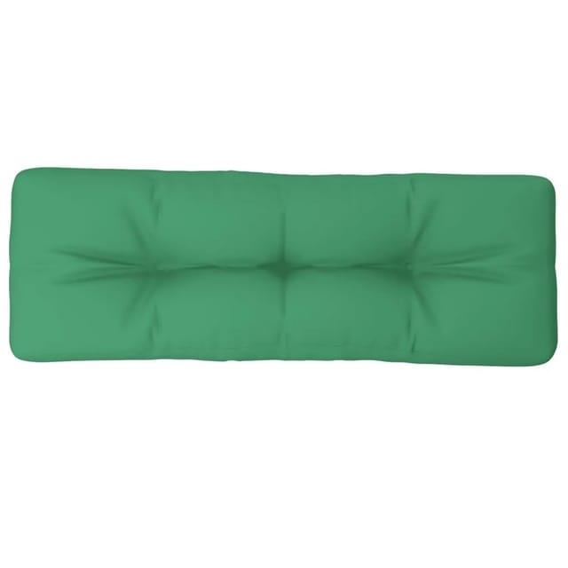 vidaXL Palettenkissen Grün 120x40x12 cm Stoff 360628