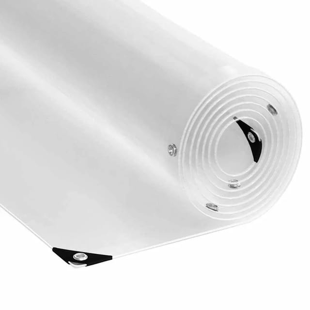 vidaXL Transparente Plane mit Ösen 6x12 m PVC 4018620