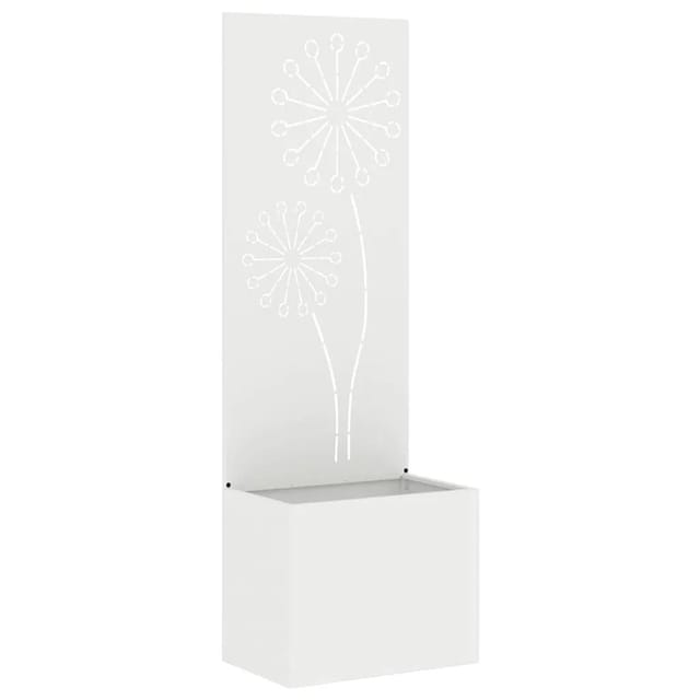 vidaXL Garten Sichtschutz-Leinwand Weiß 50 x 140 cm 876456