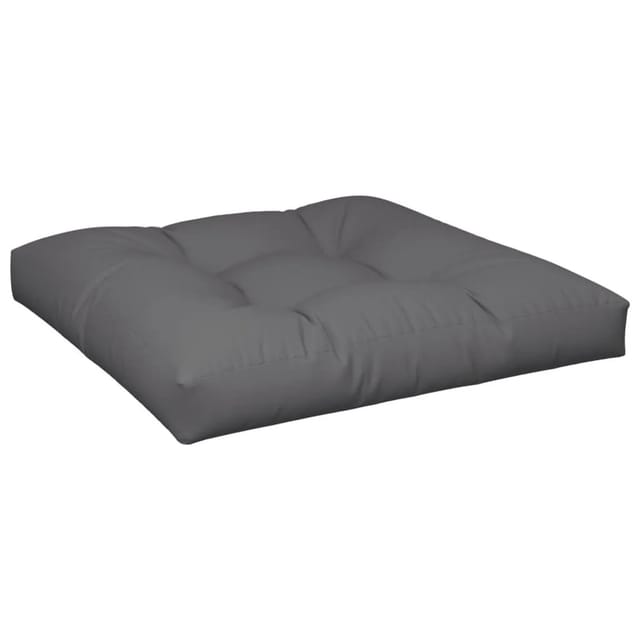 vidaXL Palettenkissen Anthrazit 70x70x12 cm Stoff 360469
