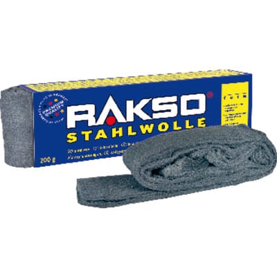 RAKSO Stahlwolle Banderole Sorte 0000 Extra-Fein 1 x 200g