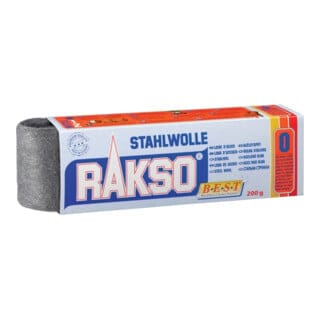 RAKSO Stahlwolle Banderole Sorte 000 Fein 1 x 200g