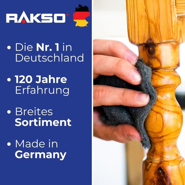 RAKSO Stahlwolle Banderole Sorte 2 Mittel 1 x 200g