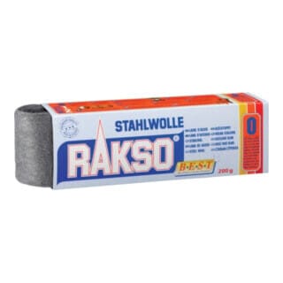 RAKSO Stahlwolle Banderole Sorte 00 Fein 1 x 200g