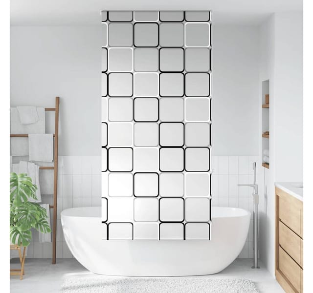vidaXL Duschrollo 90x240 cm Stoffbreite 86 cm 4014923