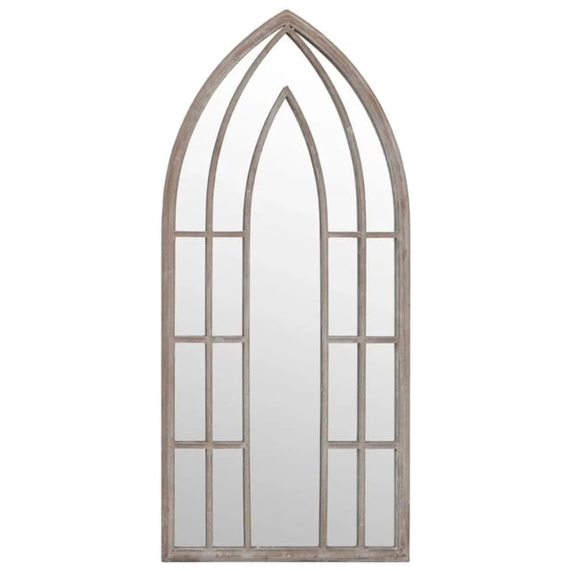 vidaXL Spiegel Sandfarben 70x30 cm Eisen für den Innenbereich 3093525