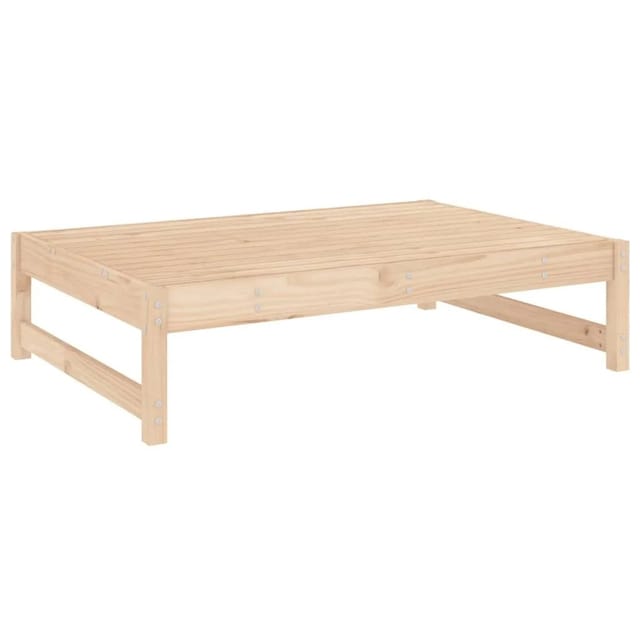 vidaXL Gartenhocker 120x80 cm Massivholz Kiefer 825709