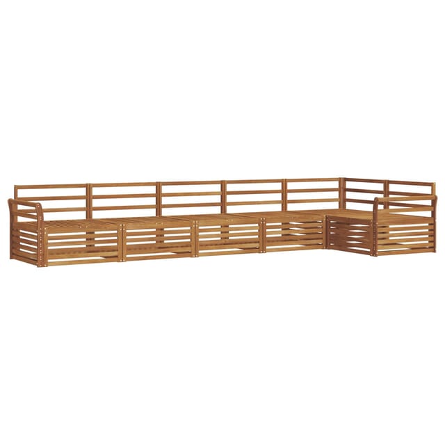 vidaXL Outdoor-Sofagarnitur 6-Tlg Natur Massivholz Akazie 3373539