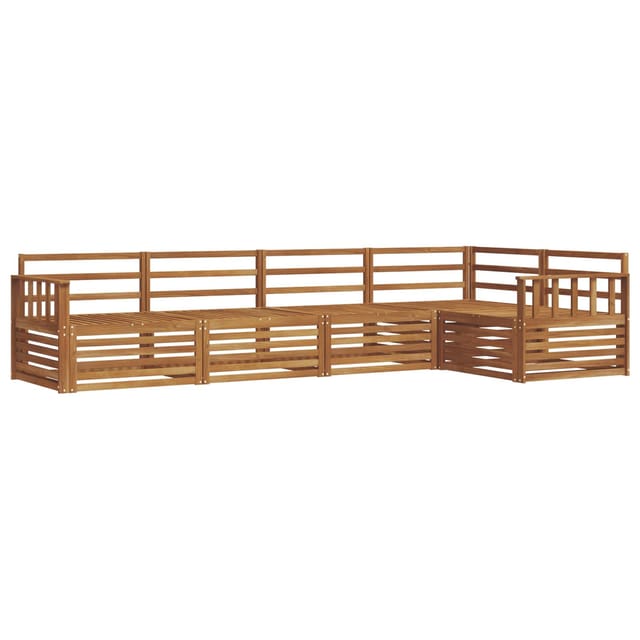 vidaXL Outdoor-Sofagarnitur 5-Tlg Natur Massivholz Akazie 3373449