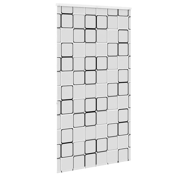 vidaXL Duschrollo mit Kassette 130x240 cm Stoffbreite 126 cm 4015048