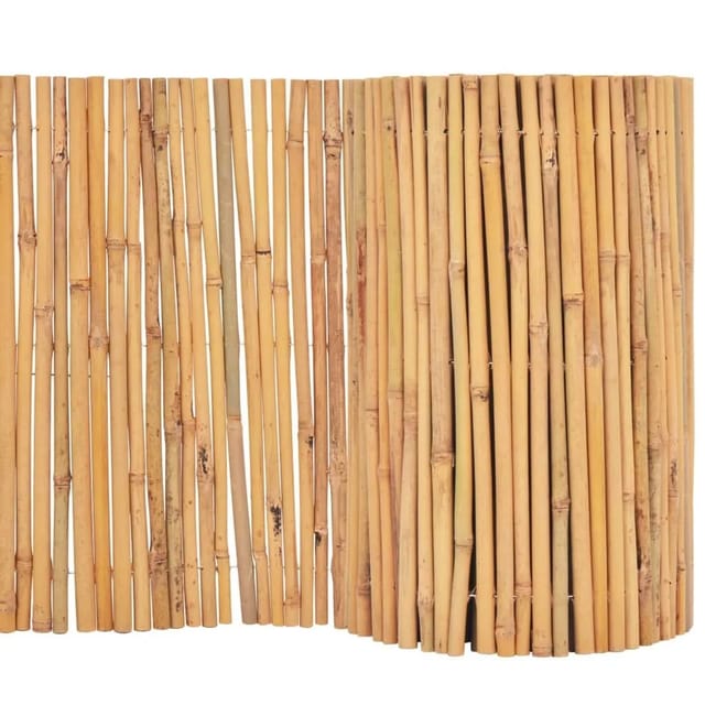 vidaXL Gartenzaun Bambus 500 x 30 cm 142681