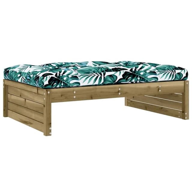 vidaXL Gartenhocker 120x80 cm Kiefernholz Imprägniert 825771