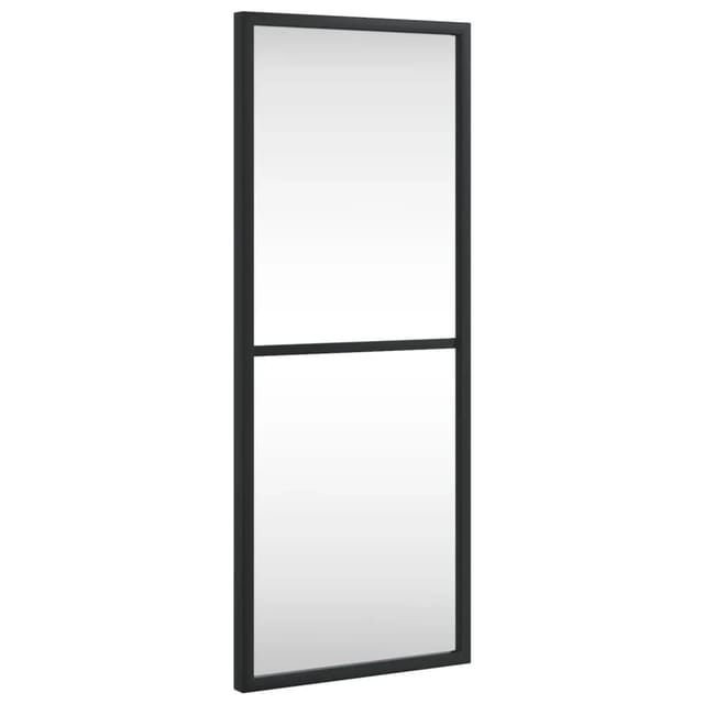vidaXL Wandspiegel Schwarz 20x50 cm Rechteckig Eisen 358645