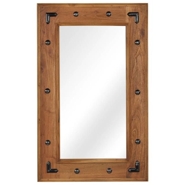 vidaXL Spiegel Akazienholz Massiv 50x80 cm 246308