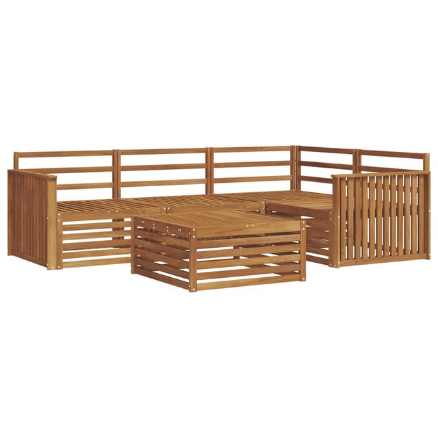 vidaXL Outdoor-Sofagarnitur 5-Tlg Natur Massivholz Akazie 3373414