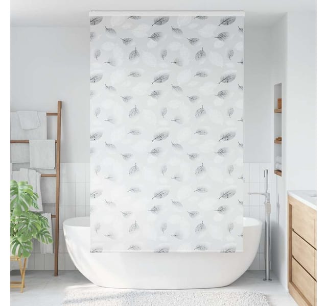 vidaXL Duschrollo mit Kassette 130x240 cm Stoffbreite 126 cm 4014982