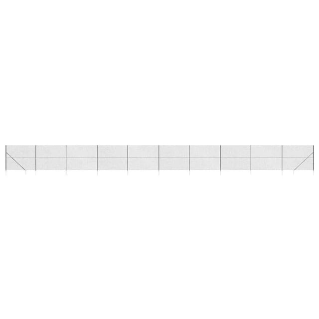 vidaXL Maschendrahtzaun mit Bodenhülsen Anthrazit 2,2x25 m 153983