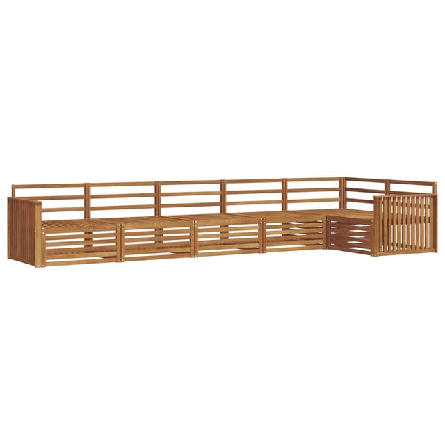 vidaXL Outdoor-Sofagarnitur 6-Tlg Natur Massivholz Akazie 3373534