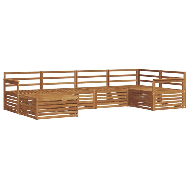 vidaXL Outdoor-Sofagarnitur 6-Tlg Natur 3373724