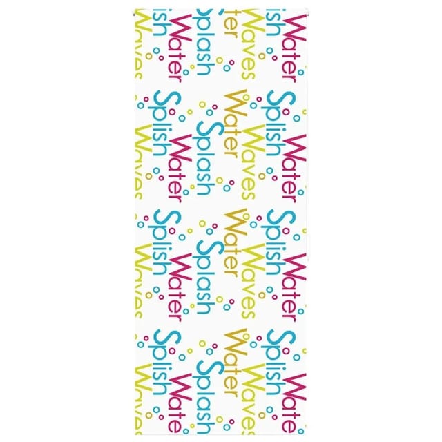 vidaXL Duschrollo 90x240 cm Stoffbreite 86 cm 4014912