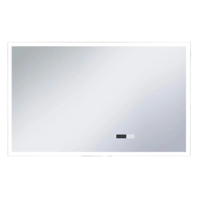 vidaXL LED-Badspiegel mit Berührungssensor und Zeitanzeige 100x60 cm 144739