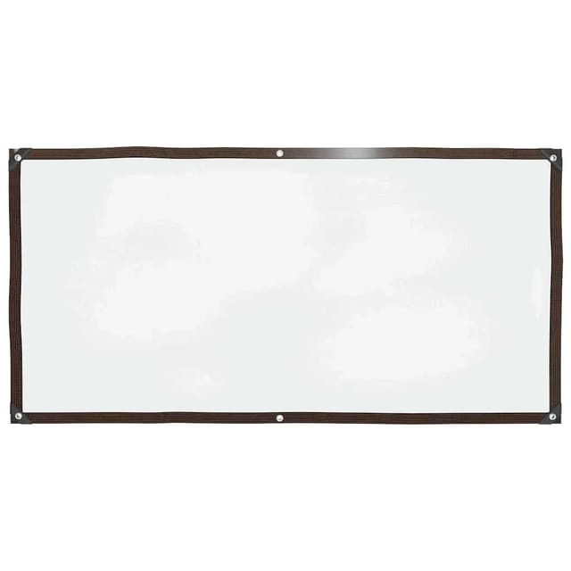 vidaXL Transparente Plane mit Ösen 1x2 m Polyethylen 4018539