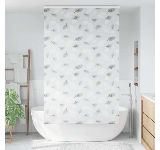 vidaXL Duschrollo mit Kassette 140x240 cm Stoffbreite 136 cm 4014983