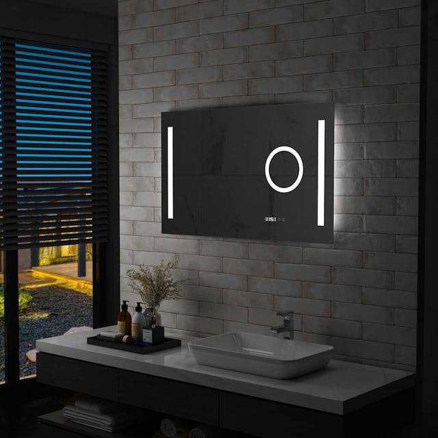 vidaXL LED-Badspiegel mit Berührungssensor 100x60 cm 144743