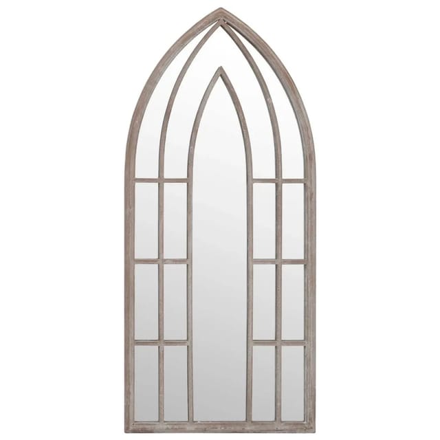 vidaXL Gartenspiegel Sand 70x30 cm Eisen 318355