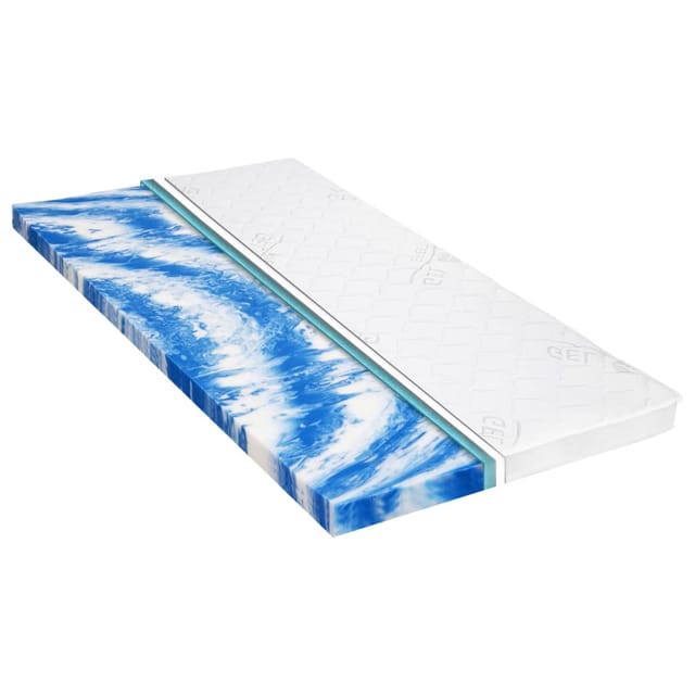 vidaXL Matratzenauflage 180 x 200 cm Gelschaum 7 cm 282788