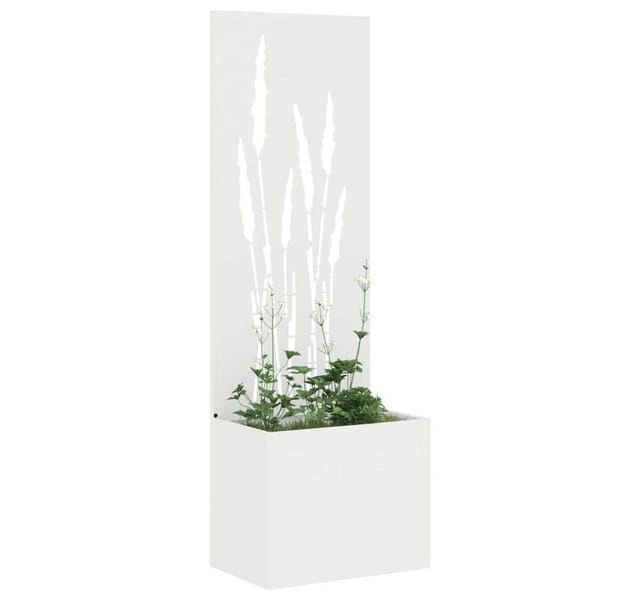 vidaXL Garten Sichtschutz-Leinwand Weiß 50 x 140 cm 876463